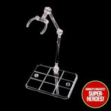 Action Figure Stand with Easy Assembly for 8 inch Action Figure (Clear)