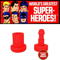 3D Printed Accy: Knee Pin Red Set for WGSH Human Torch 8” Action Figure