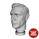 3D Printed Head: 007 James Bond Sean Connery V2.0 for 8" Action Figure (Flesh)