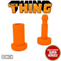 3D Printed Accy: Knee Pin Orange Set for The Thing WGSH 8” Action Figure