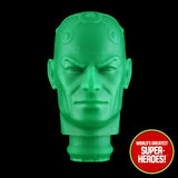 3D Printed Head: Brainiac (Silver Age Version) for WGSH 8" Action Figure (Green)