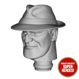 3D Printed Head: Dick Tracy Silver Age Version for WGSH 8" Action Figure (Yellow)