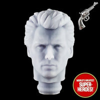 3D Printed Head: Clint Eastwood (Dirty Harry) with Gun for 8