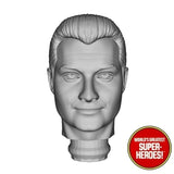 3D Printed Head: Superman George Reeves V2 + Decal for WGSH 8" Figure (Flesh)