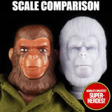 3D Printed Head: Planet of the Apes Conquest Galen/Chimp for 8" Action Figure (Brown)