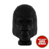 3D Printed Head: Planet of the Apes Conquest Gorilla V1.0 for 8" Action Figure (Black)