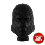 3D Printed Head: Planet of the Apes Conquest Gorilla V2.0 for 8" Action Figure (Black)