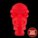 3D Printed Head: Red Skull Villain for WGSH 8" Action Figure (Red)