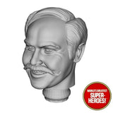 3D Printed Head: Harry Mudd for Star Trek 8" Action Figure (Flesh)