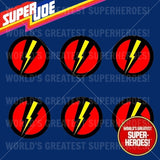 Super Joe Custom Decal Stickers (6 pak) for 8 inch Action Figures