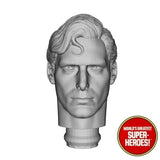 3D Printed Head: Superman Christopher Reeve + Decal for WGSH 8" Figure