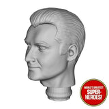 3D Printed Head: Superman George Reeves V2 + Decal for WGSH 8" Action Figure