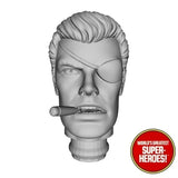 3D Printed Head: Nick Fury (Open Mouth) 1960s Version for WGSH 8" Action Figure