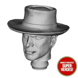 3D Printed Head: Clint Eastwood (The Man With No Name) for 8" Action Figure