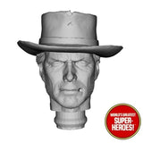 3D Printed Head: Clint Eastwood (The Man With No Name) for 8" Action Figure