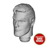 3D Printed Head: Superman Fleischer Studios + Decal for WGSH 8" Action Figure