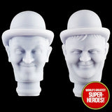 3D Printed Head: Stan Laurel & Oliver Hardy for WGSH 8" Action Figure