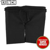 Hulk Custom Black Pants for World's Greatest Superheroes Retro 12” Action Figure