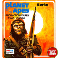 Planet of the Apes: Peter Burke Palitoy Retro Blister Card For 8” Figure