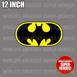 Batman Vinyl Die-Cut Decal Emblem Sticker for WGSH 12 inch Action Figure